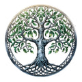 Celtic Symbols Fabric Panel 24
